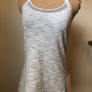 Lululemon Rally your Heart Tank Grey Sz 10 NWT